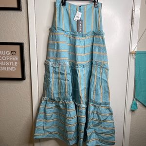 Paper London Coquillage Womens Tiered Ruffled Maxi